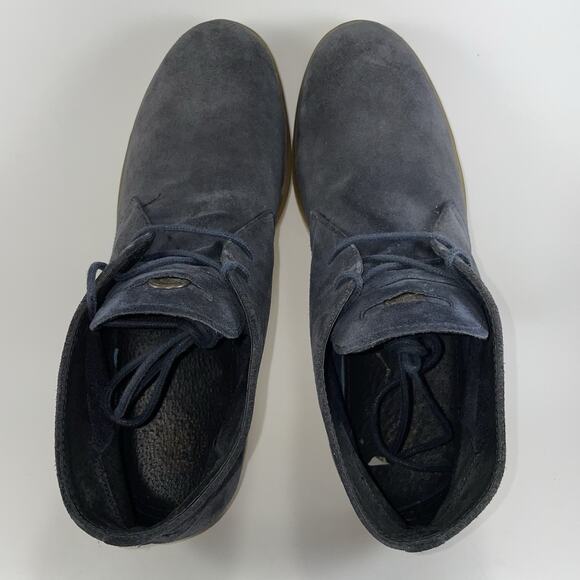 Diesel Sandman Chukka Boots Mens Size 45, US Size 11.5 Baby Blue Suede Lace Up - Picture 8 of 11